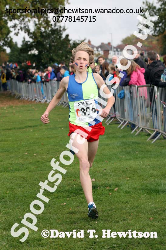 Boys under-15s Northern Cross Country Relays, Graves Park, Sheffield. Photo: David T. Hewitson/Sports for All Pics